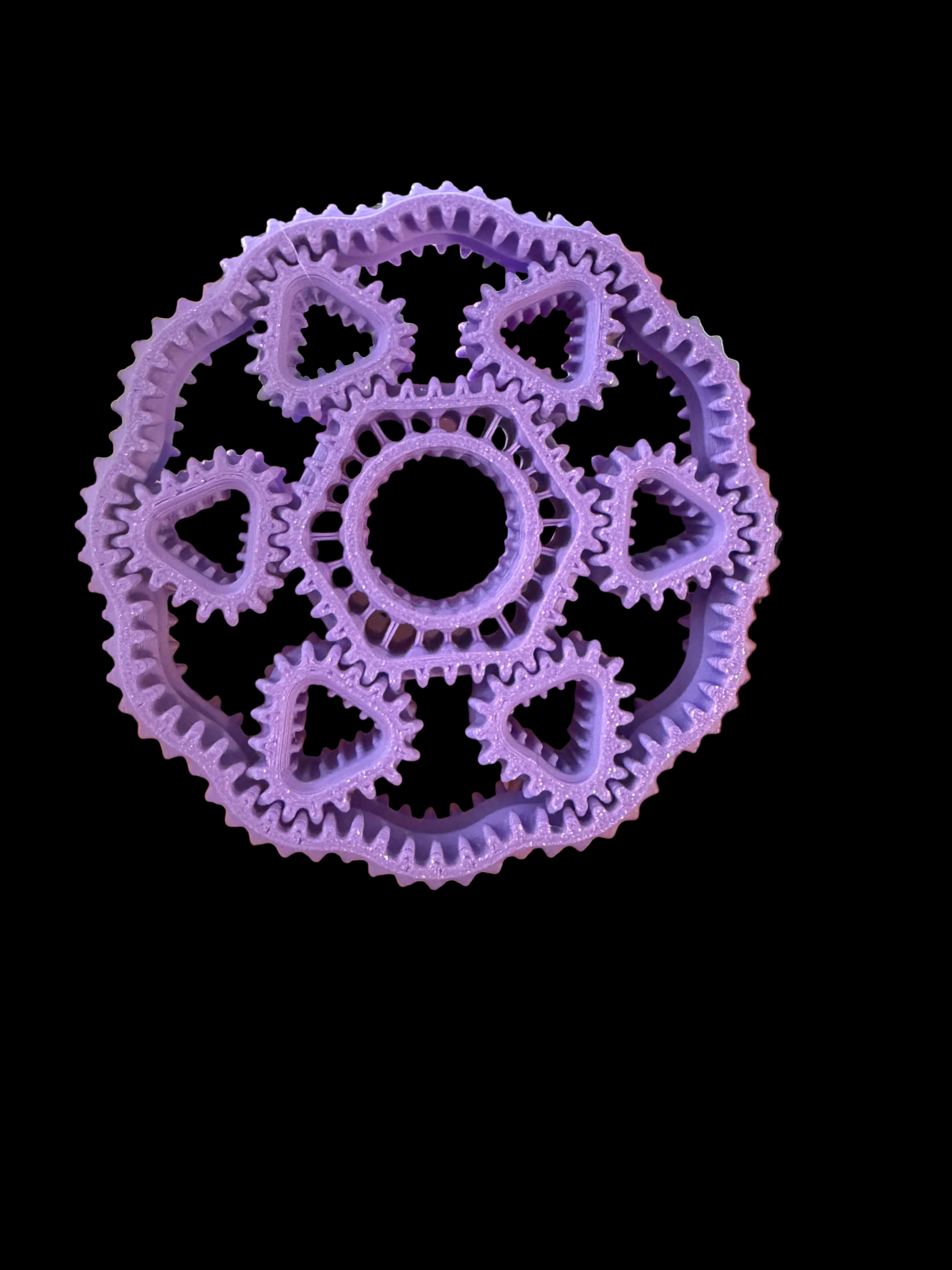 Geometric fidget spinner