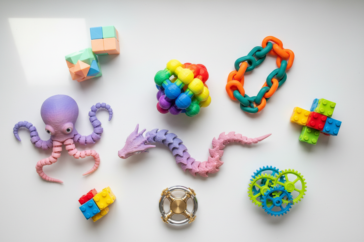 more toys and fidgets